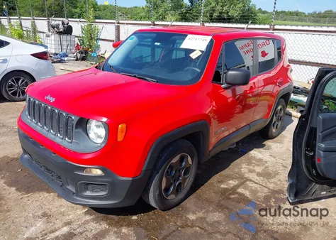 2016 Jeep Renegade Sport из США, поврежденный, VIN ZACCJAAT2GPD42207